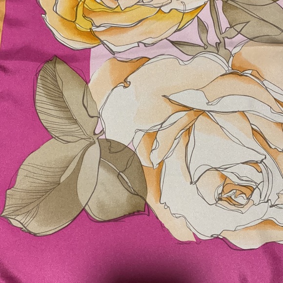 💗 Vintage VAKKO Couture Silk Scarf - Picture 2 of 4